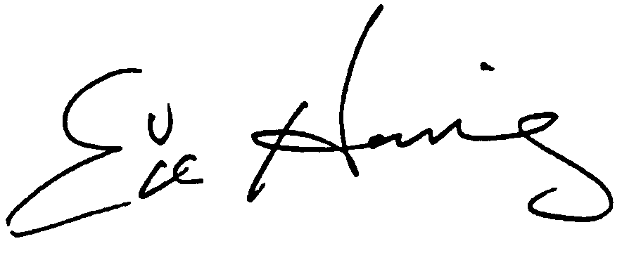 Ed Harris autograph facsimile