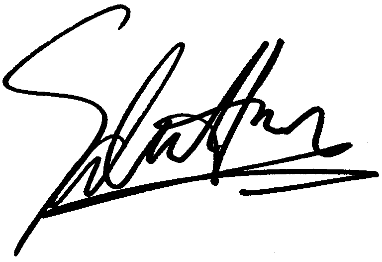 Salma Hayek autograph facsimile