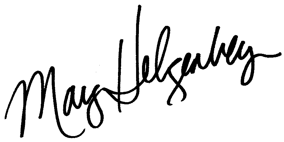 Marg Helgenberger autograph facsimile