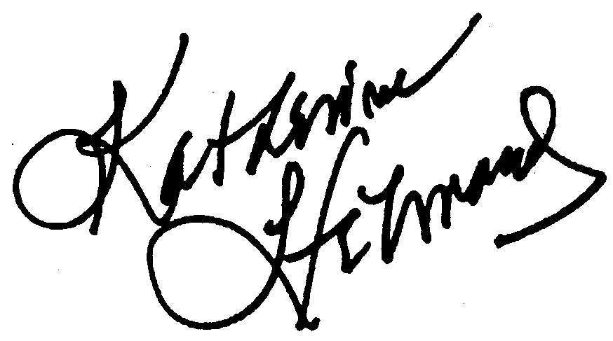 Katherine Helmond autograph facsimile