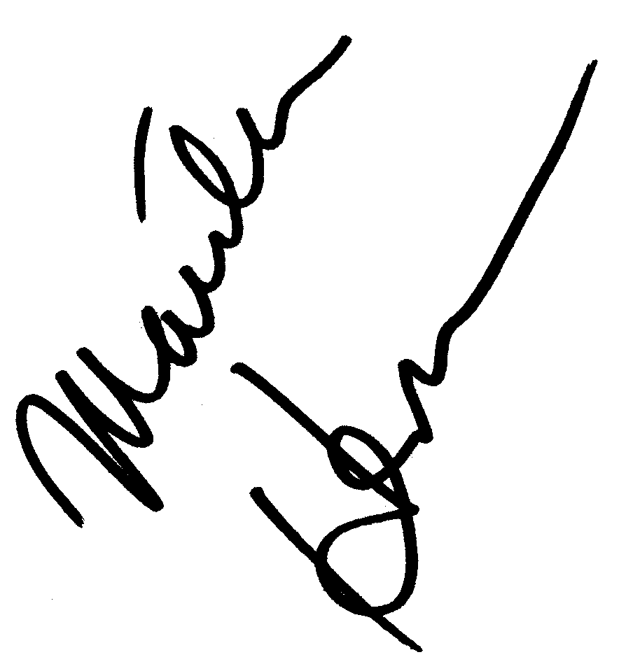 Marilu Henner autograph facsimile