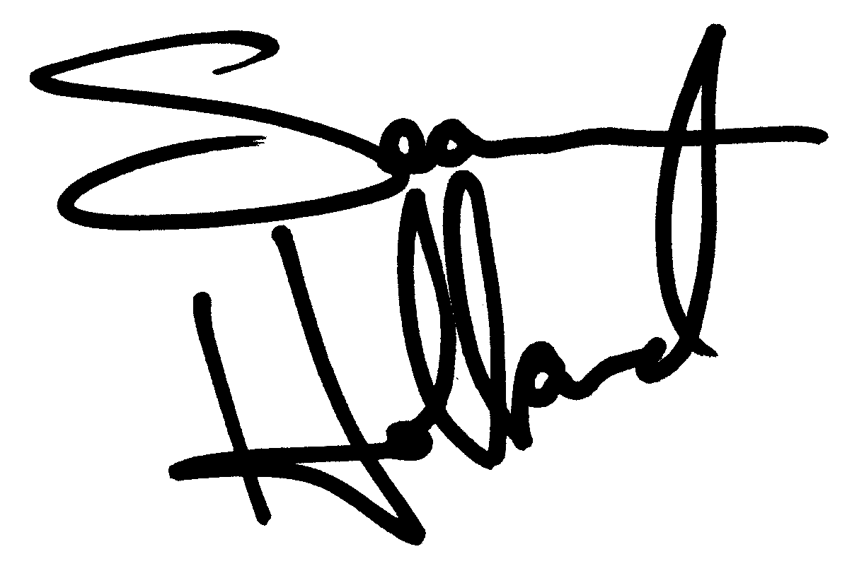Sean Holland autograph facsimile