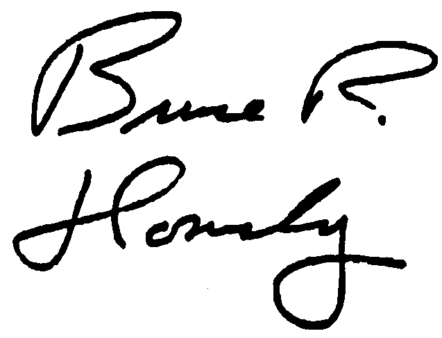 Bruce Hornsby autograph facsimile
