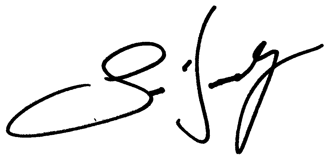Lee Horsley autograph facsimile