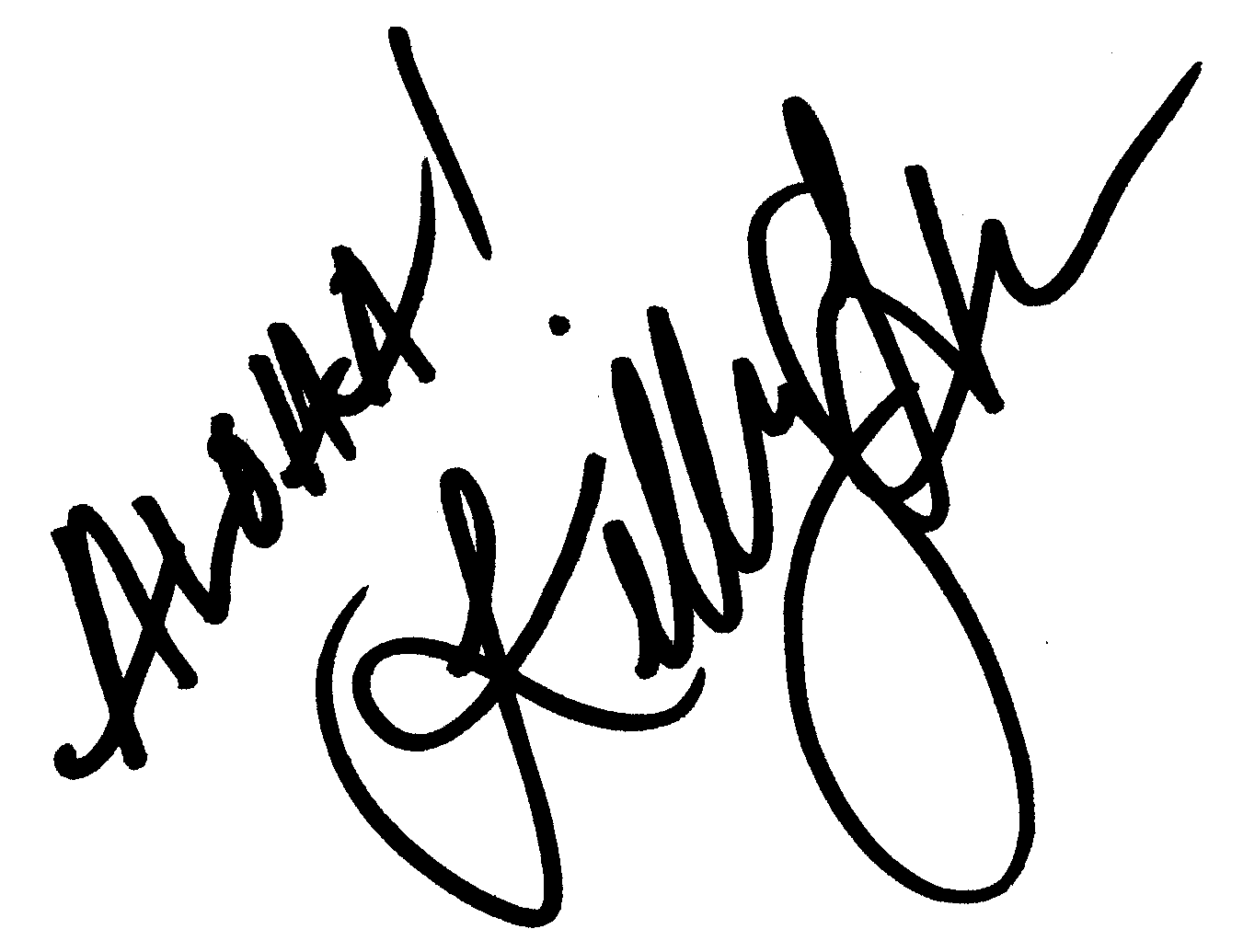 Kelly Hu autograph facsimile