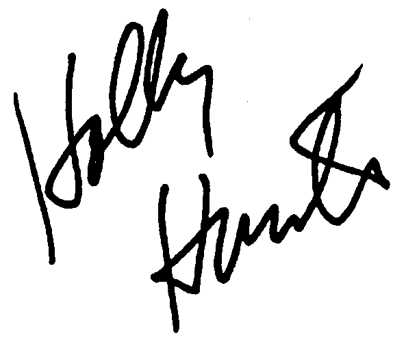 Holly Hunter autograph facsimile