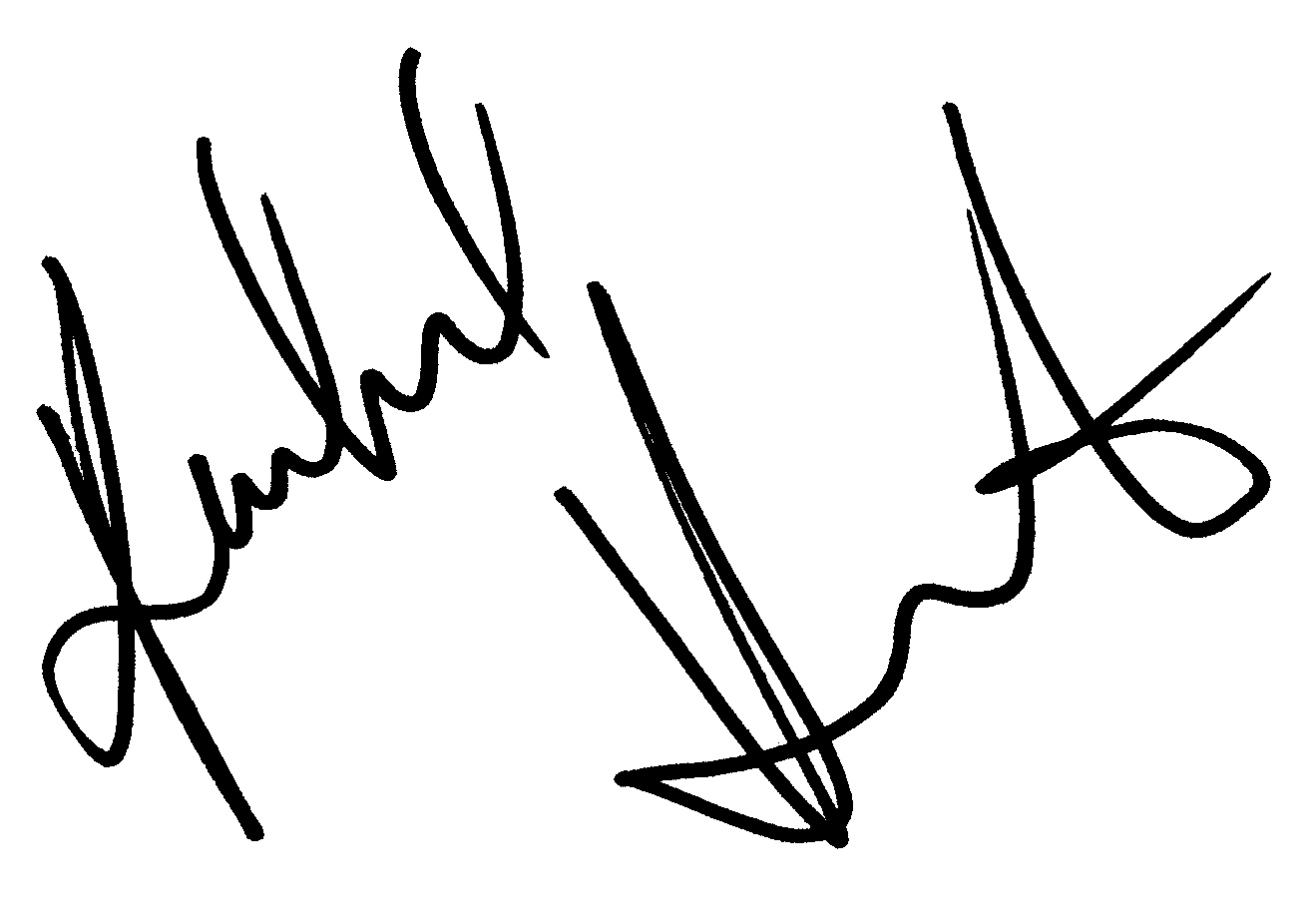 Rachel Hunter autograph facsimile