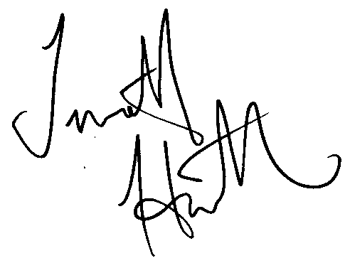 Timothy Hutton autograph facsimile