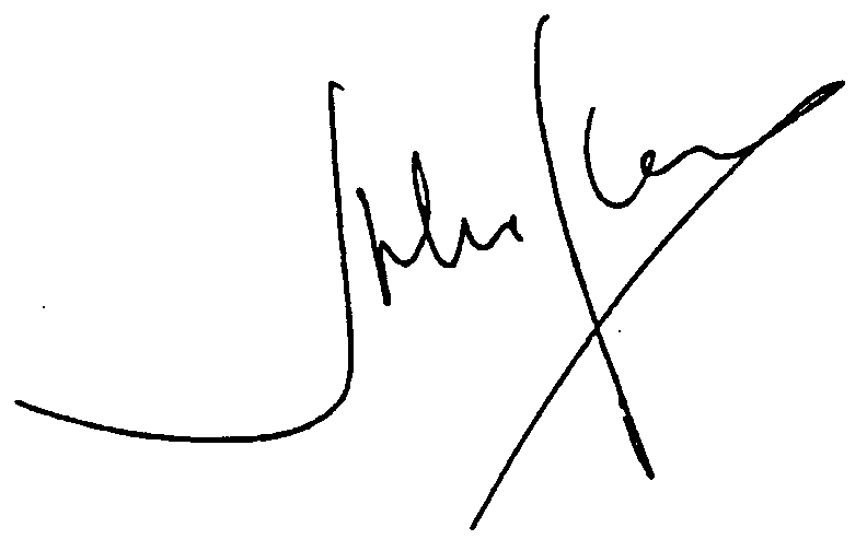 Julio Iglesias autograph facsimile