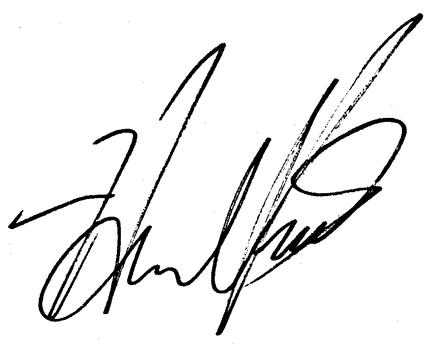 Howard Keel autograph facsimile
