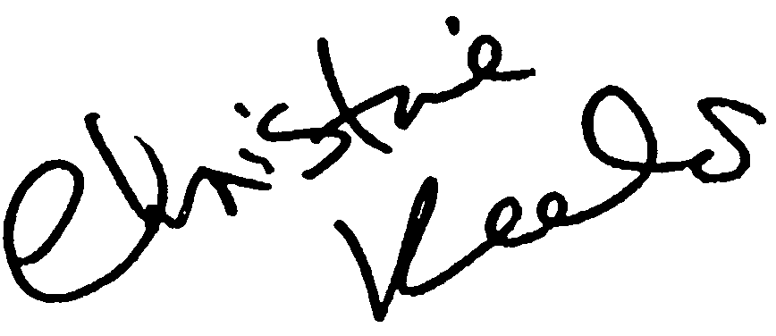 Christine Keeler autograph facsimile