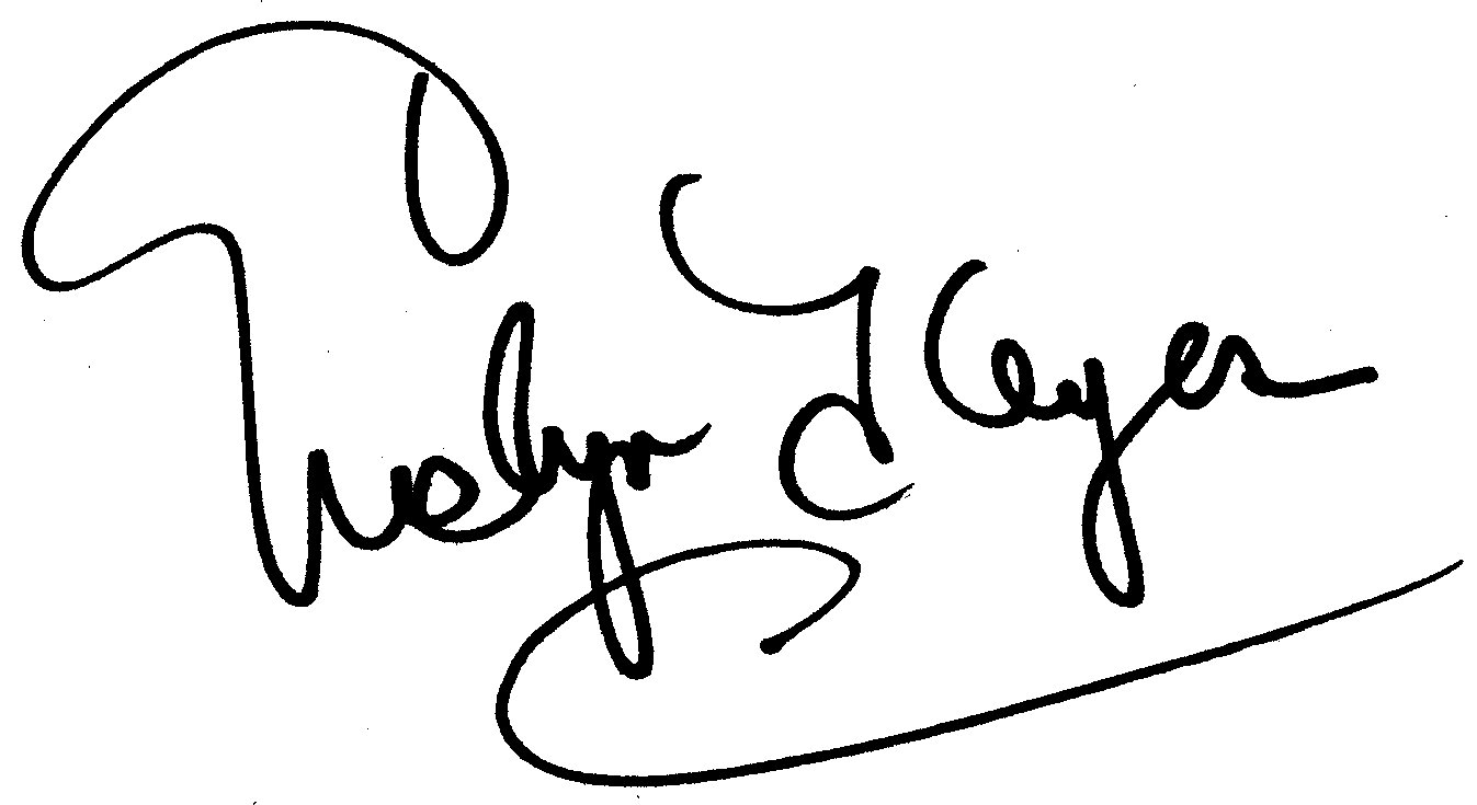 Evelyn Keyes autograph facsimile