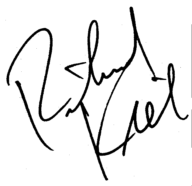 Richard Kiel autograph facsimile