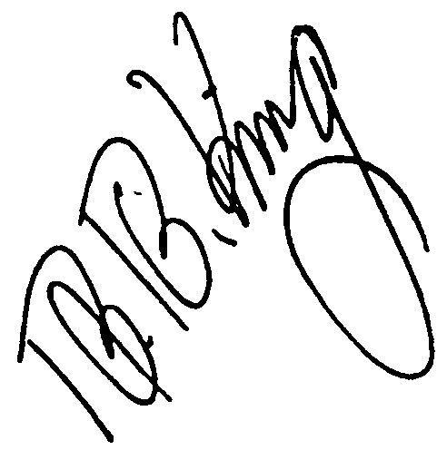 B. B. King autograph facsimile