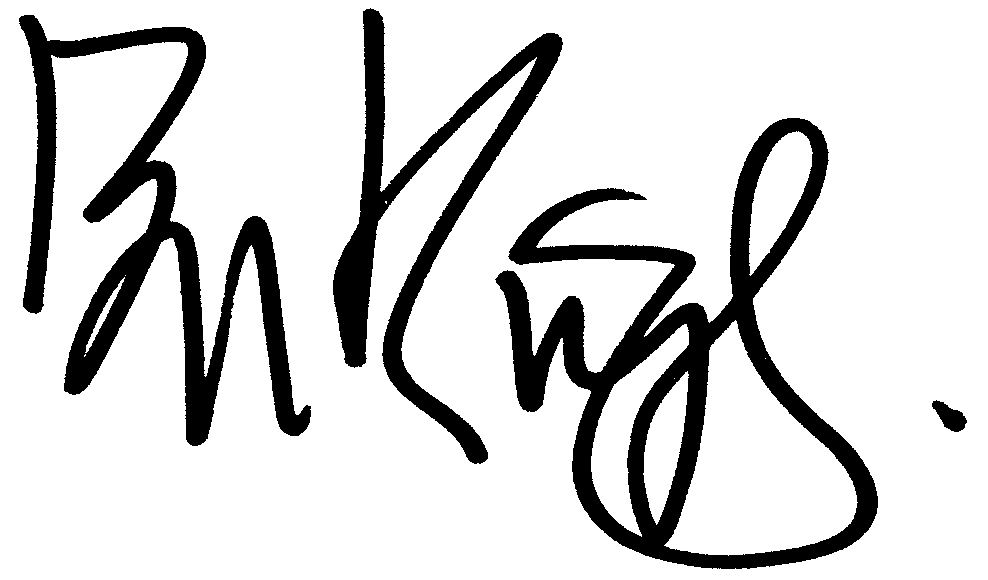 Ben Kingsley autograph facsimile