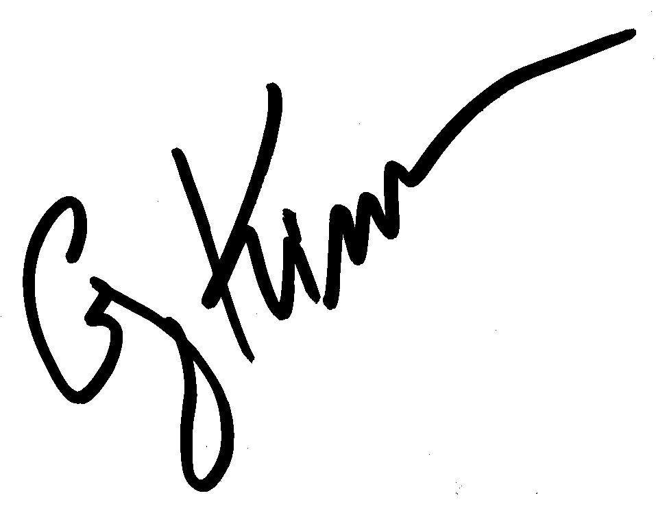 Greg Kinnear autograph facsimile