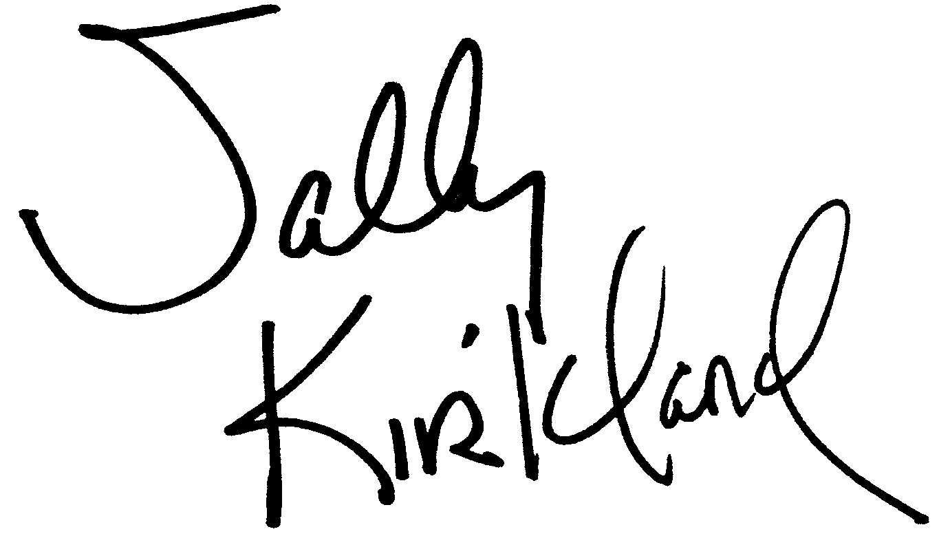 Sally Kirkland autograph facsimile