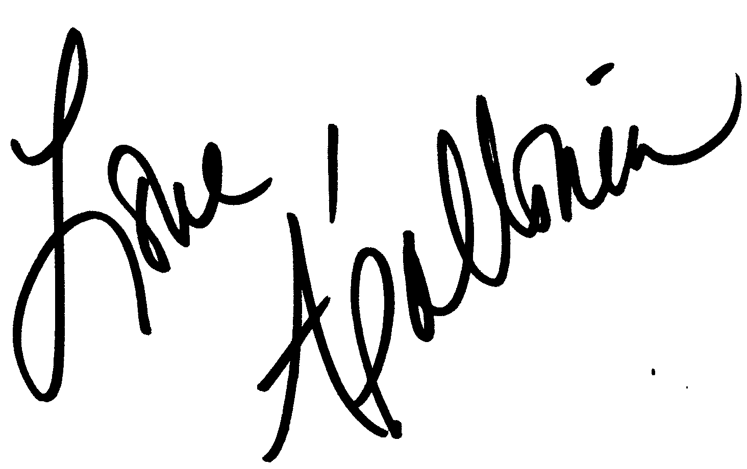 Apollonia Kotero autograph facsimile