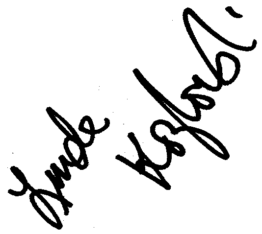 Linda Kozlowski autograph facsimile