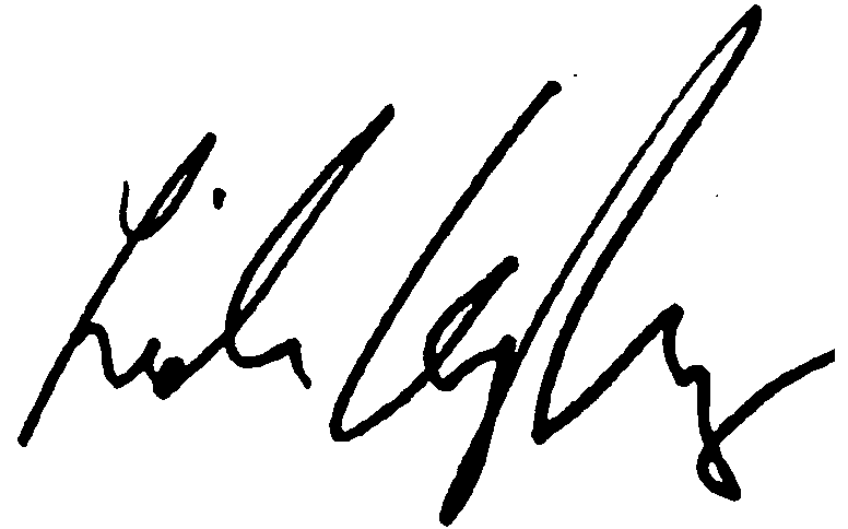 Linda Kozlowski autograph facsimile