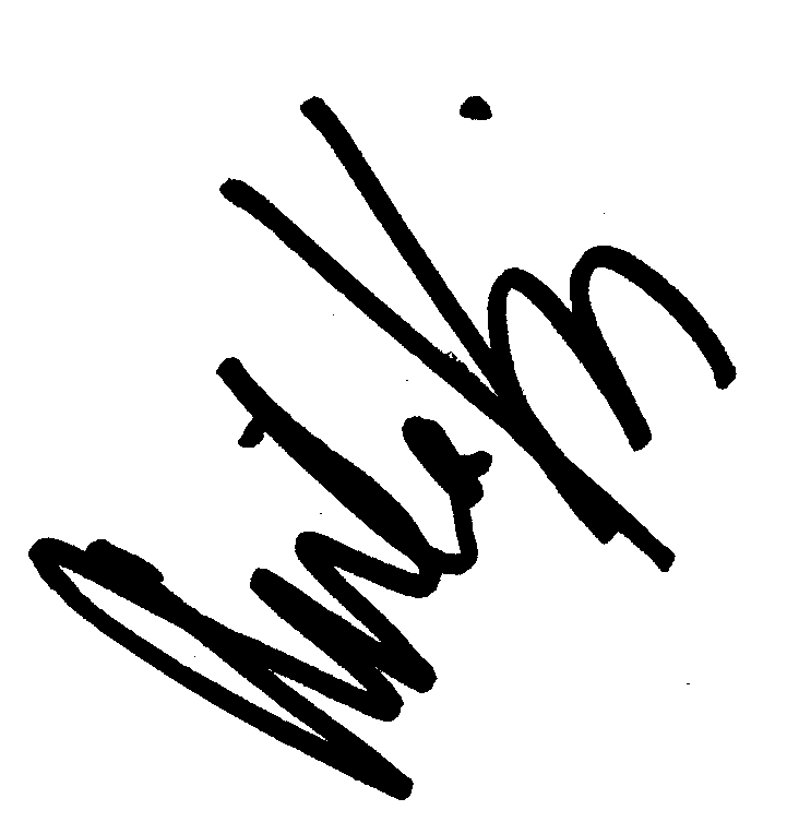Mila Kunis autograph facsimile