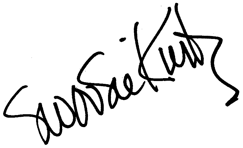 Swoosie Kurtz autograph facsimile