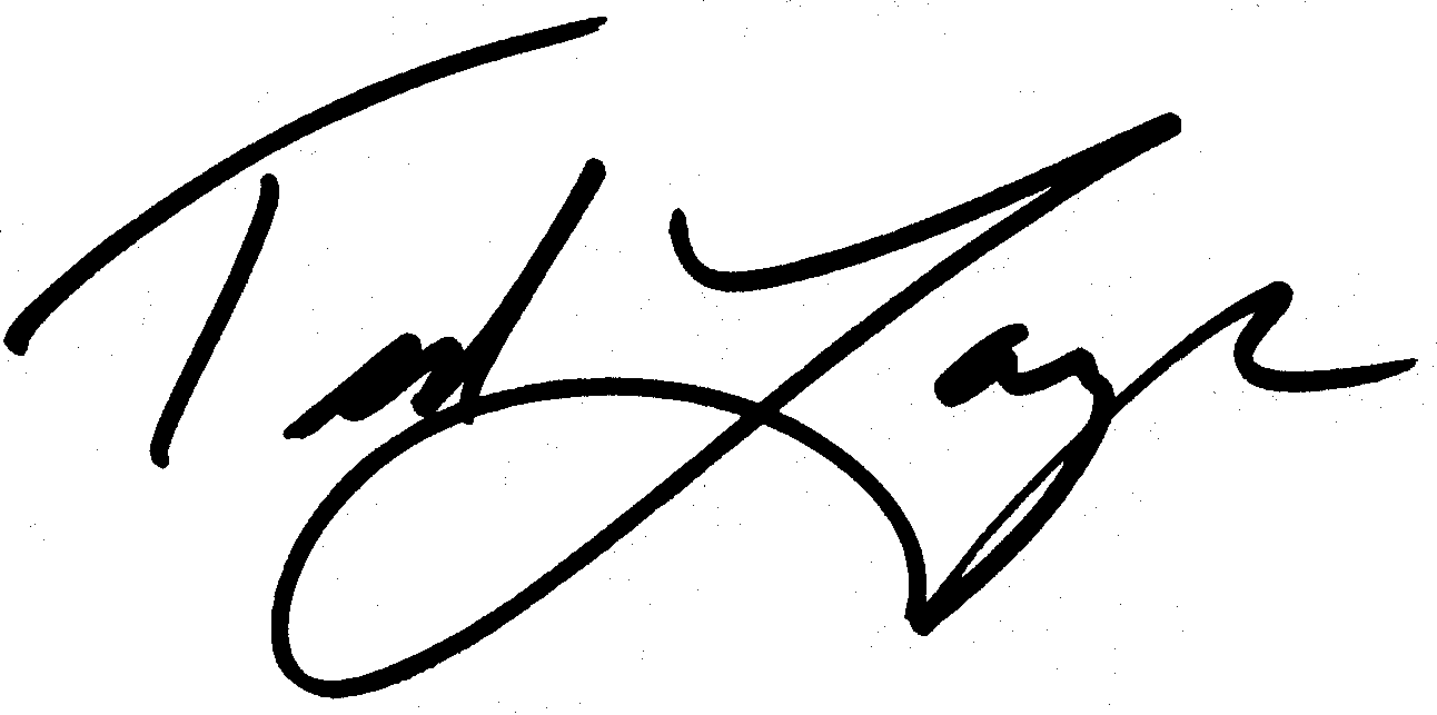 Ted Lange autograph facsimile