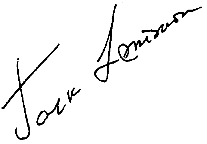 Jack Lemmon autograph facsimile