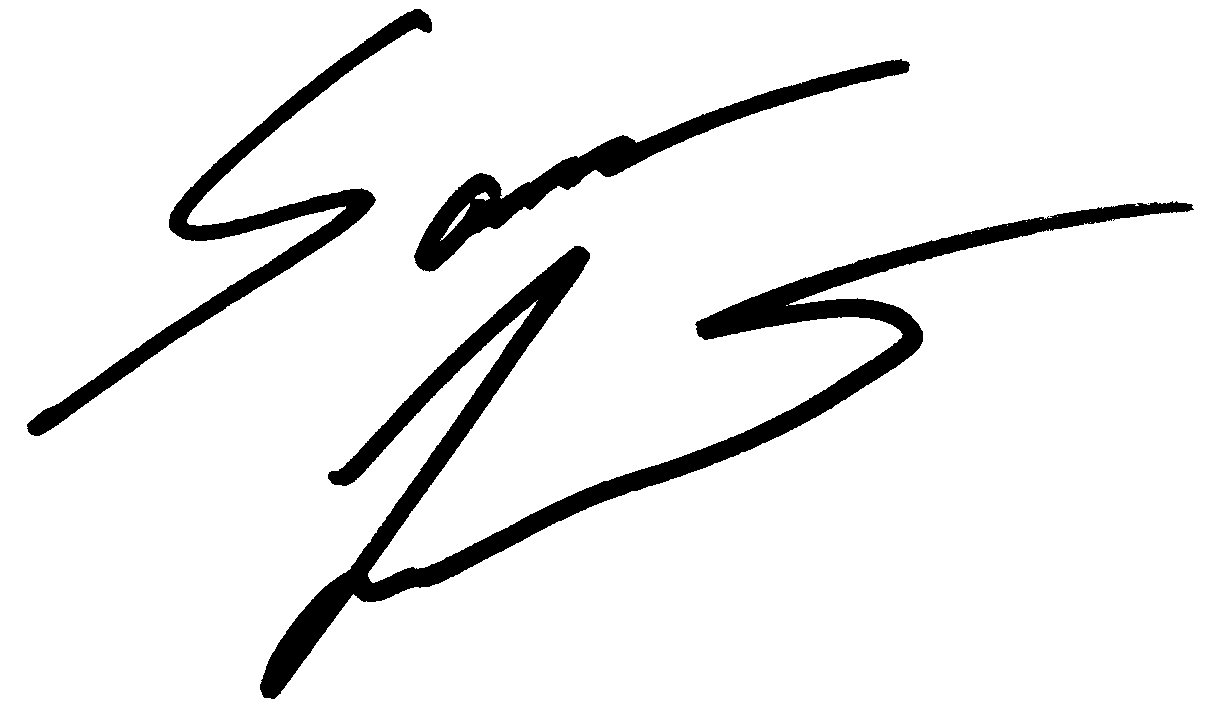 Samm Levine autograph facsimile