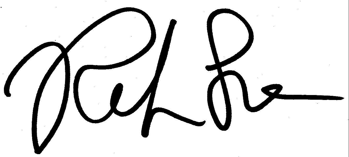 Rob Lowe autograph facsimile