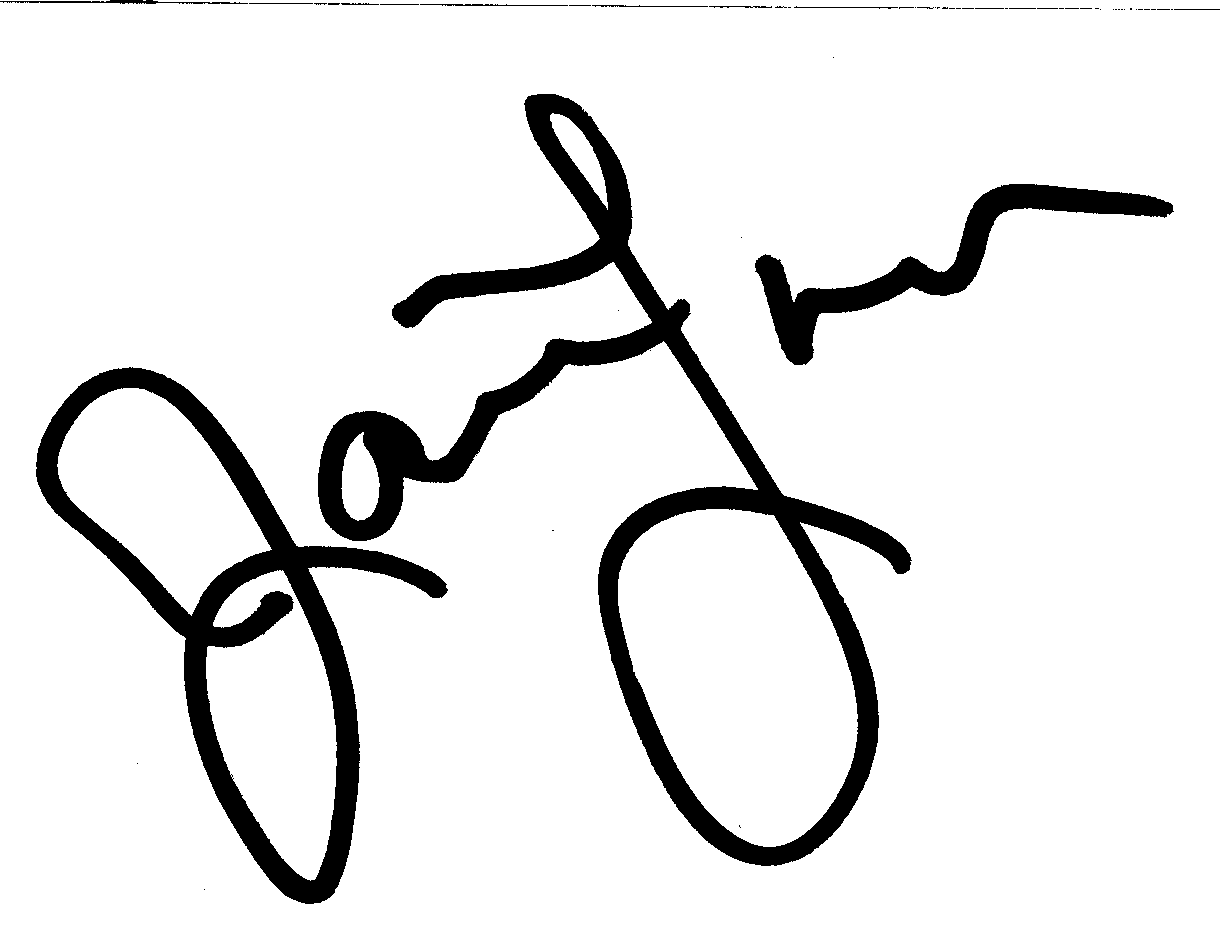 Jamie Luner autograph facsimile
