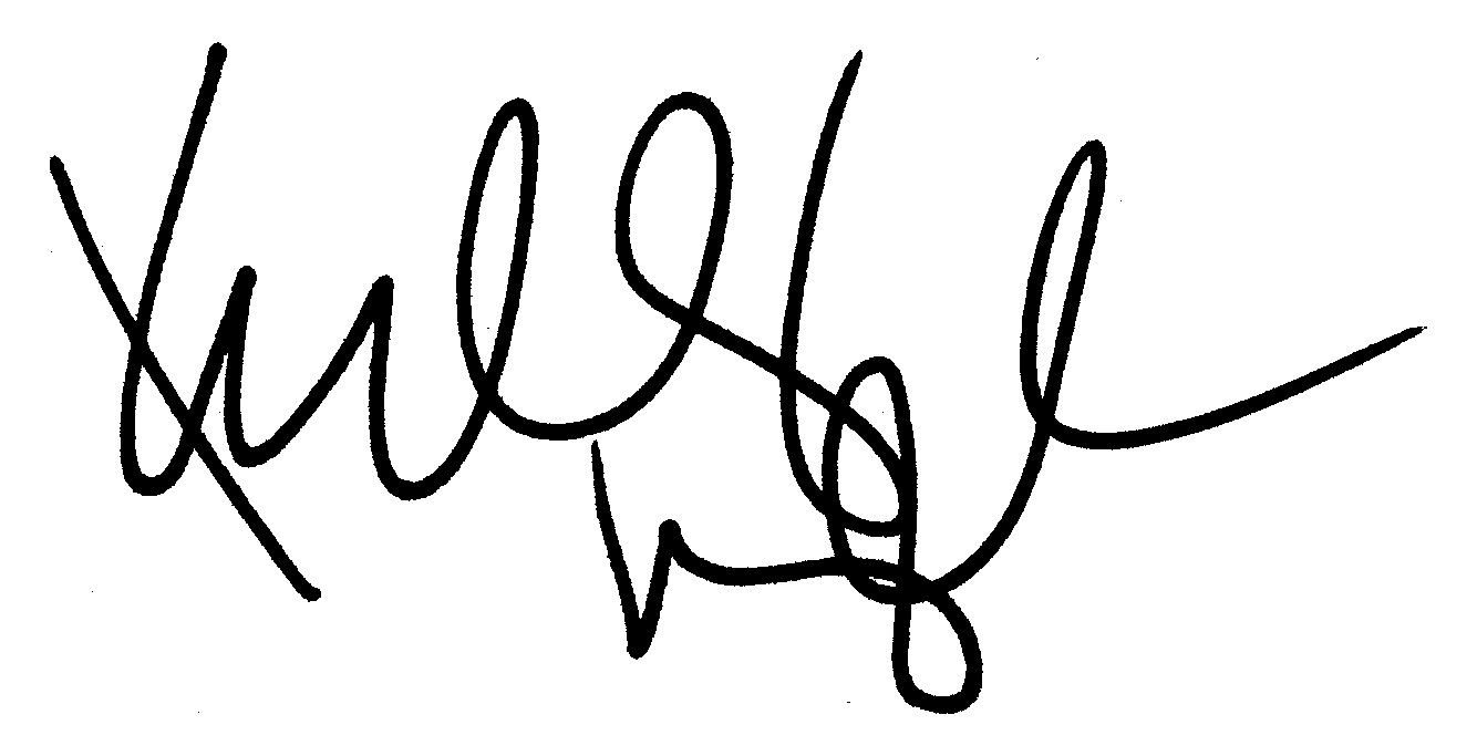 Kelly Lynch autograph facsimile