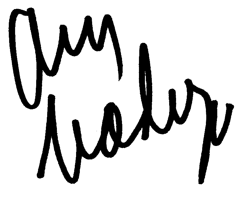 Amy Madigan autograph facsimile