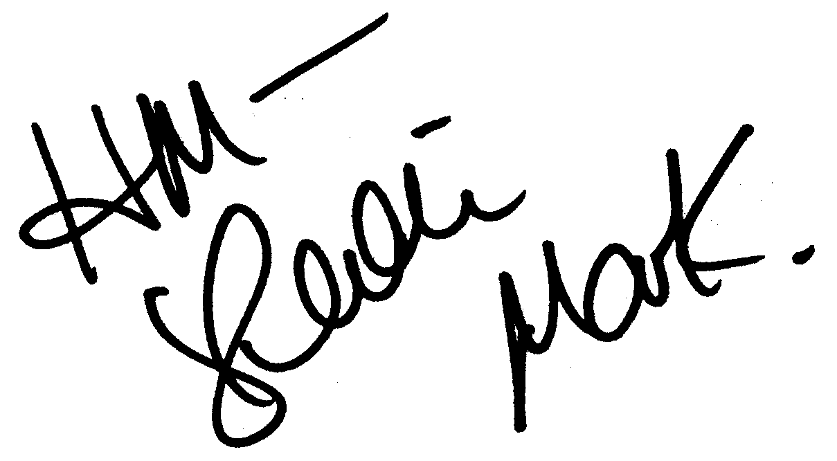 Heidi Mark autograph facsimile