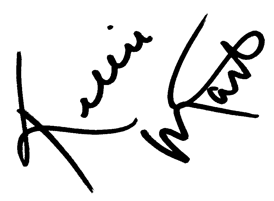 Kellie Martin autograph facsimile