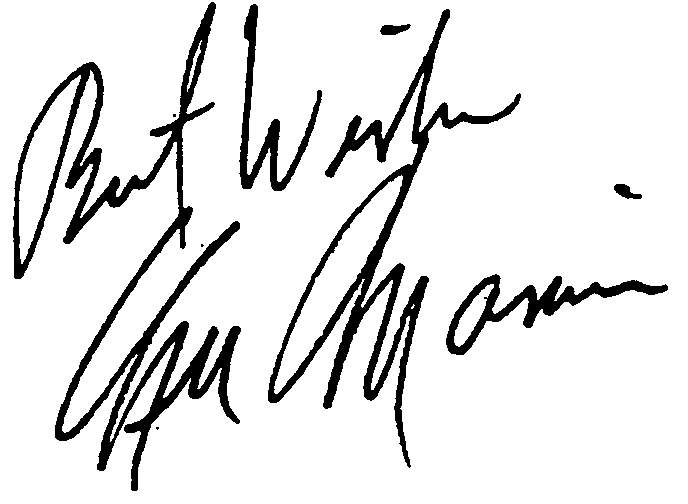 Lee Marvin autograph facsimile