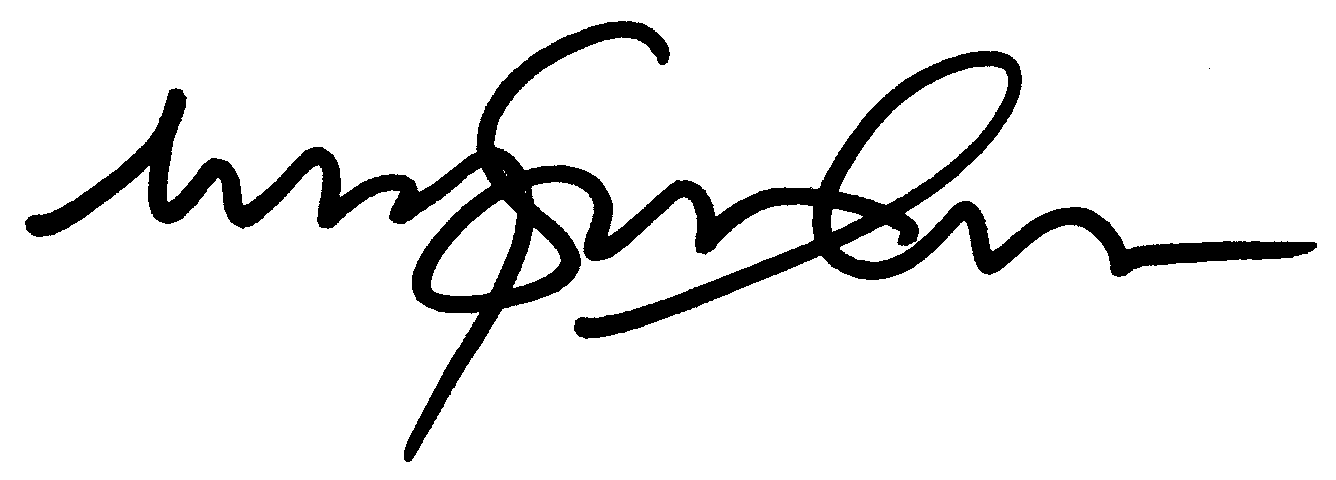 Mary Stewart Masterson autograph facsimile