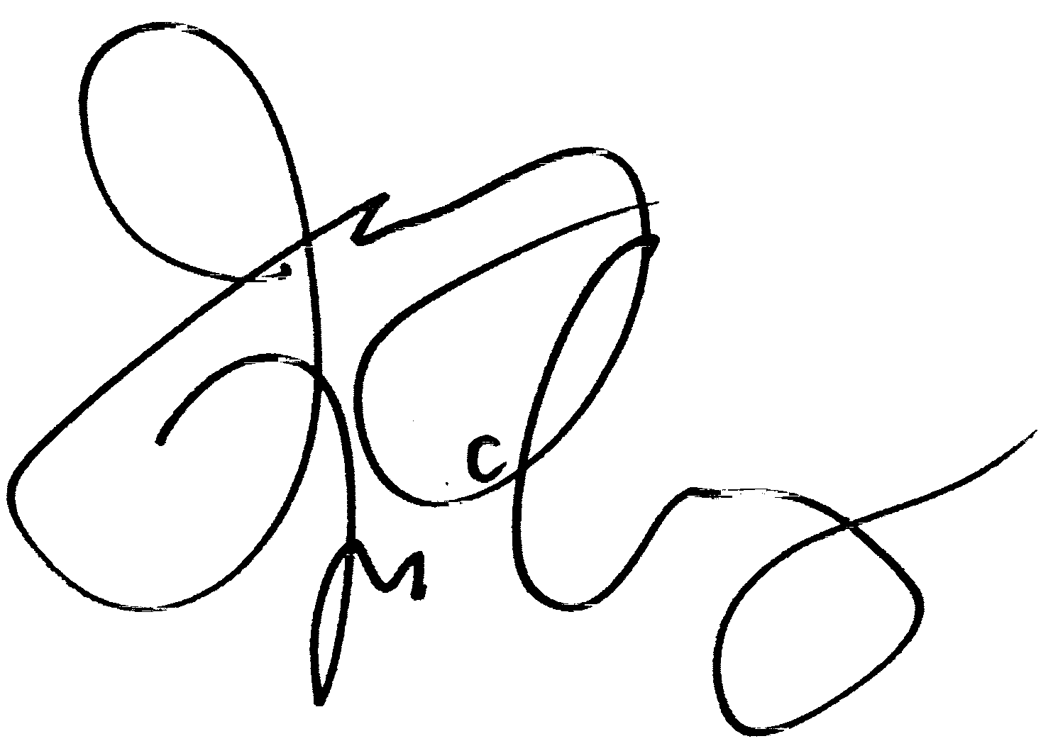 Jenny McCarthy autograph facsimile