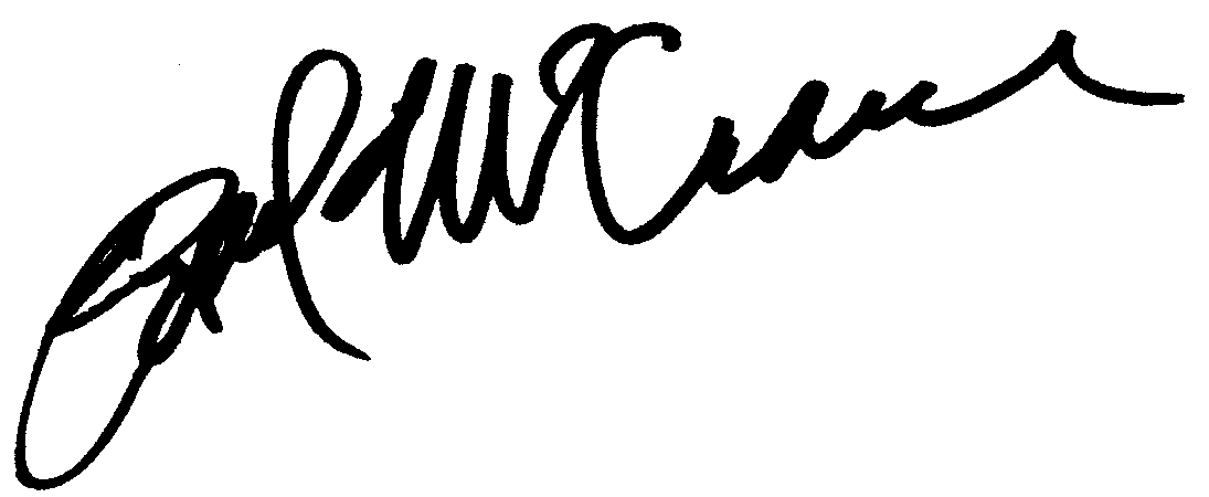 Paul McCrane autograph facsimile