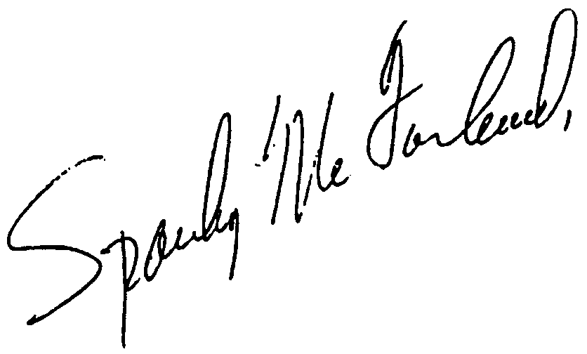 Spanky McFarland autograph facsimile