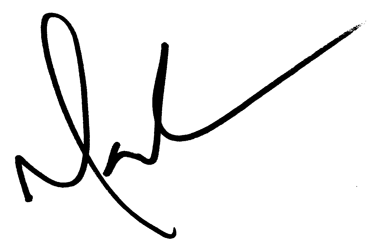 Mark McGrath autograph facsimile