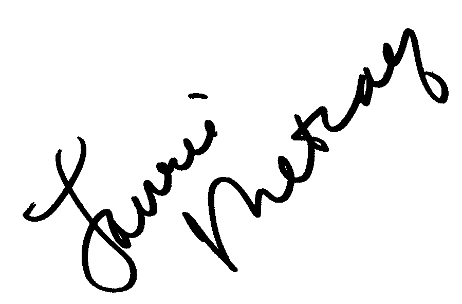 Laurie Metcalf autograph facsimile