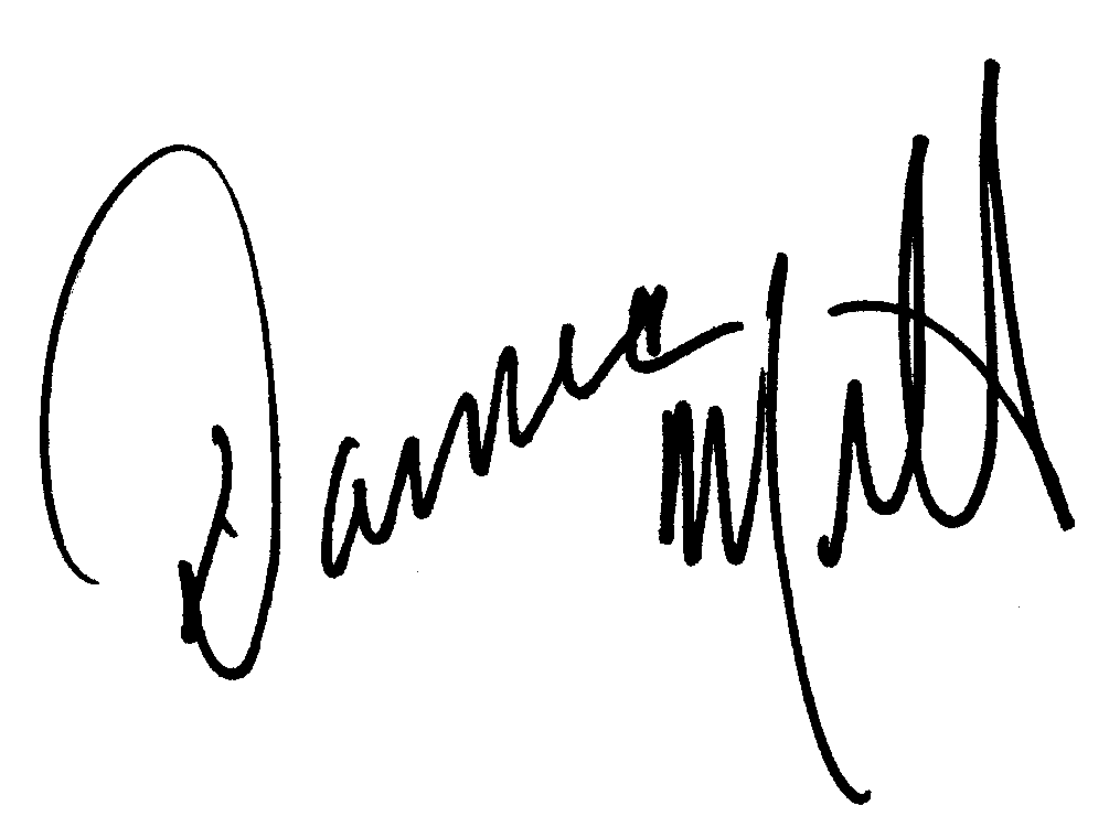Donna Mills autograph facsimile