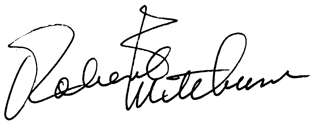 Robert Mitchum autograph facsimile