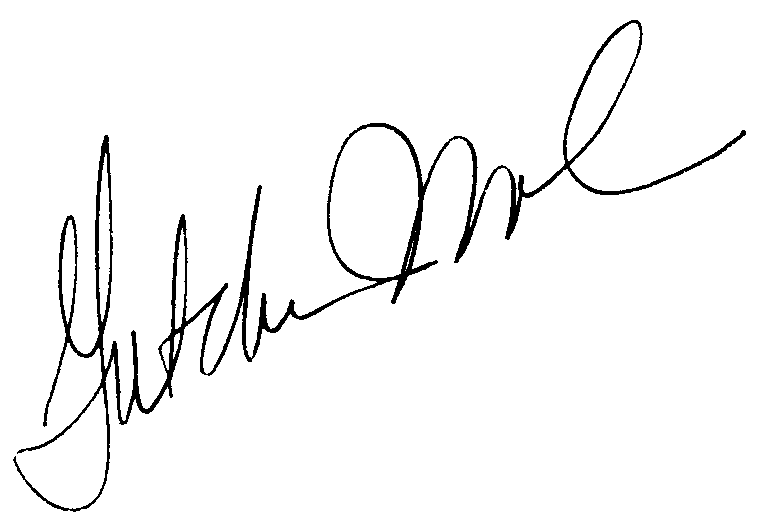 Gretchen Mol autograph facsimile
