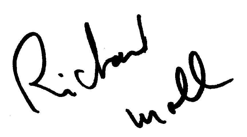 Richard Moll autograph facsimile