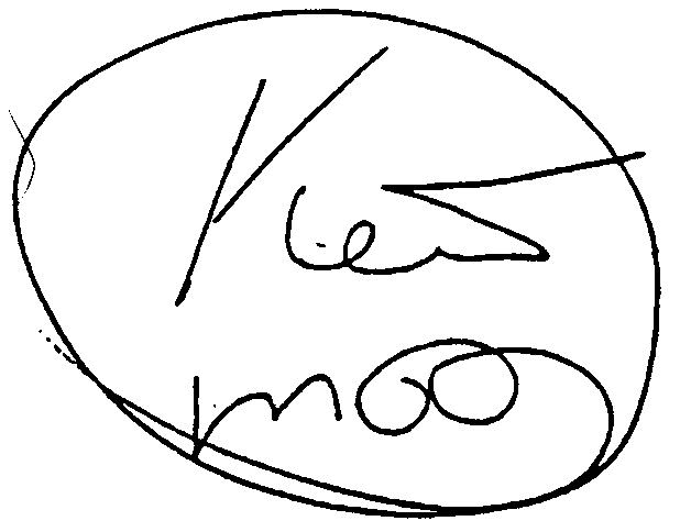 Keith Moon autograph facsimile
