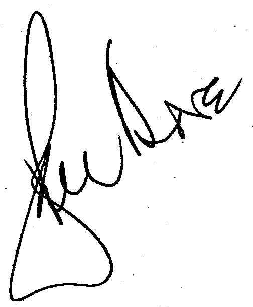 Roger Moore autograph facsimile