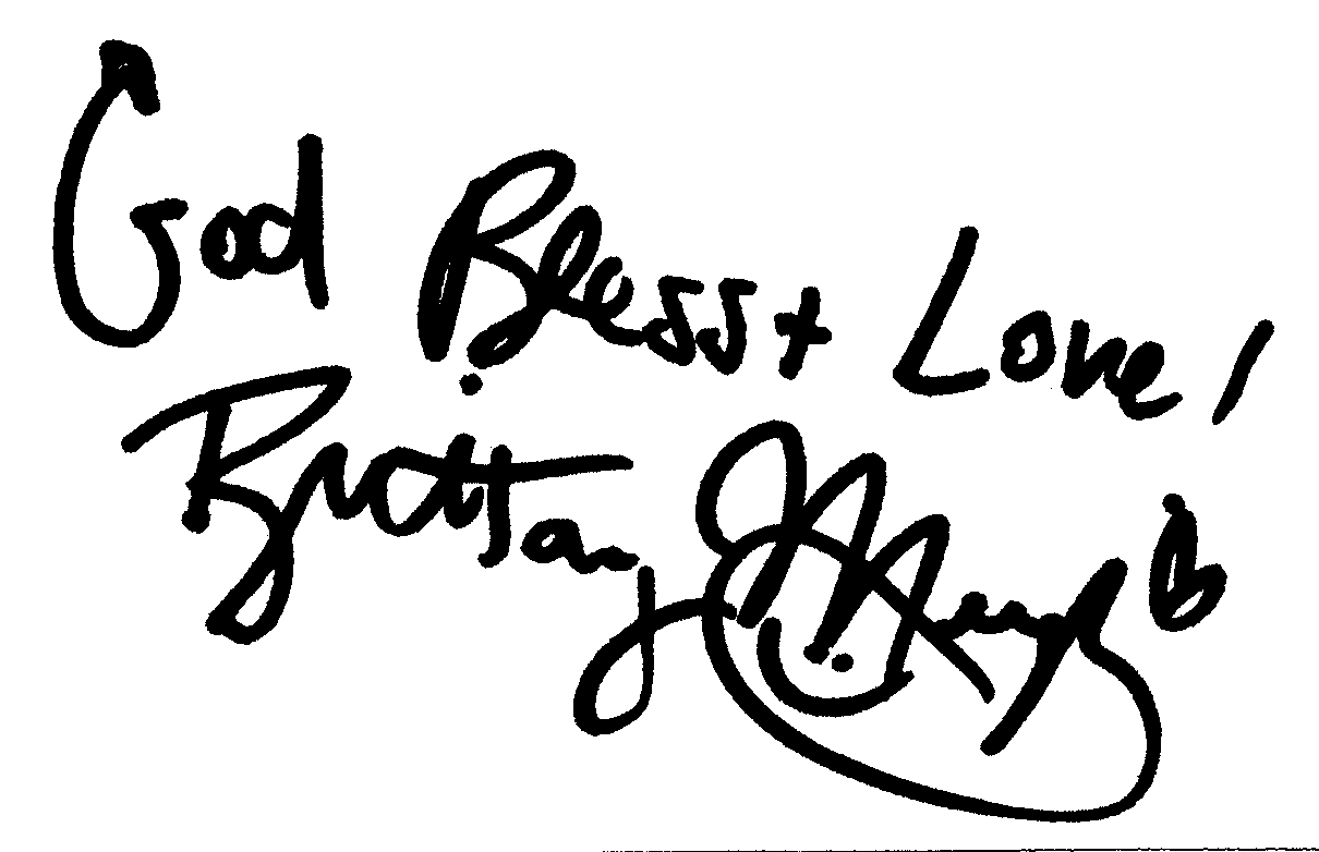 Brittany Murphy autograph facsimile