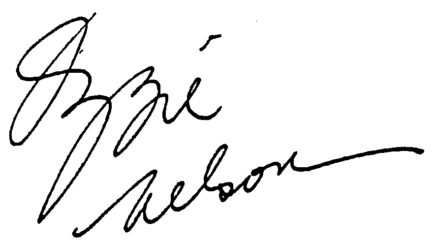 Ozzie Nelson autograph facsimile